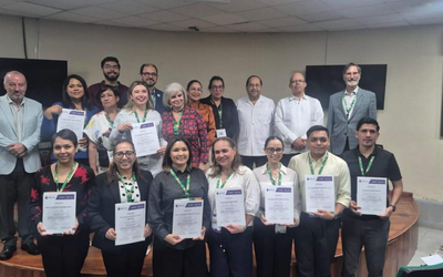 Doctoranda de la Universidad de Celaya en el Concurso Nacional 3MT© 2026